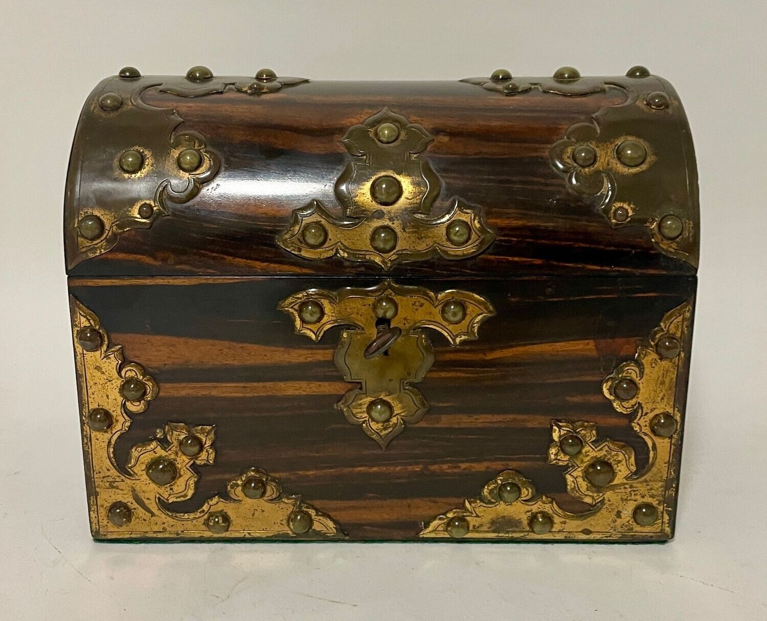 Victorian Coromandel Brass Mounted Box