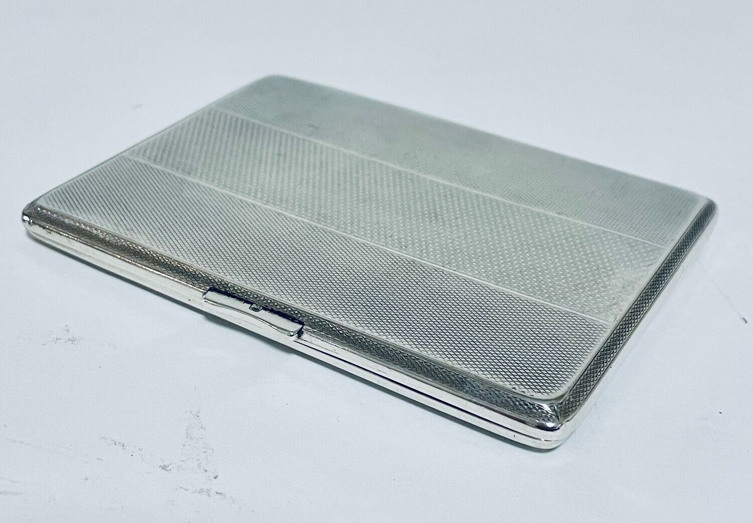 Antique Art Deco Silver Cigarette Case