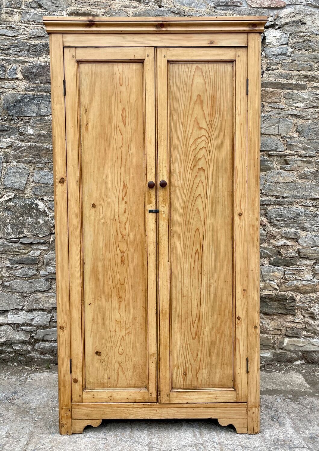 Large Antique Pine Cupboard