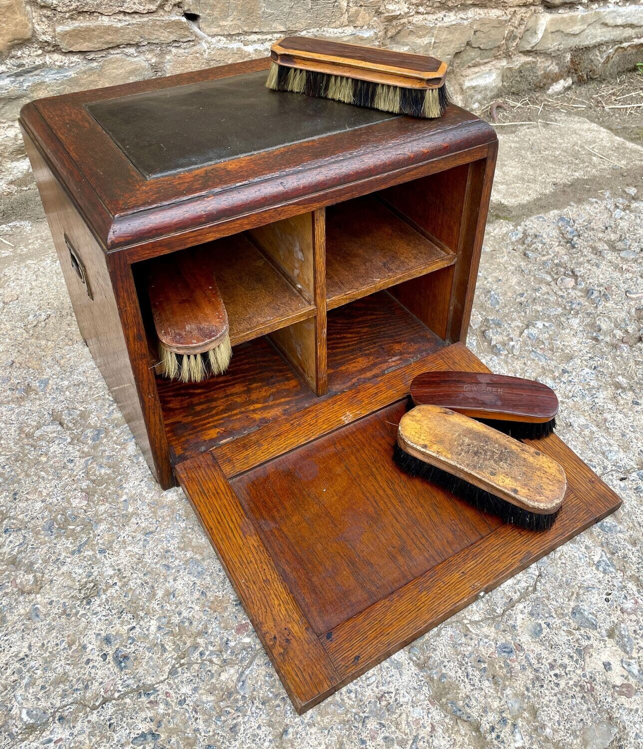 Antique Shoe Shine Box