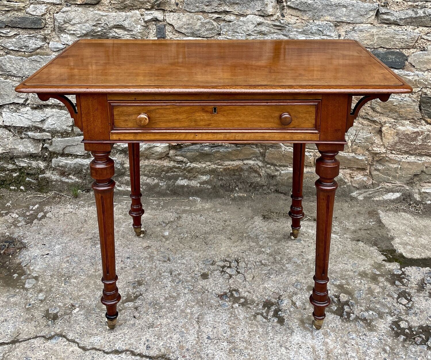 Victorian Walnut Writing Table