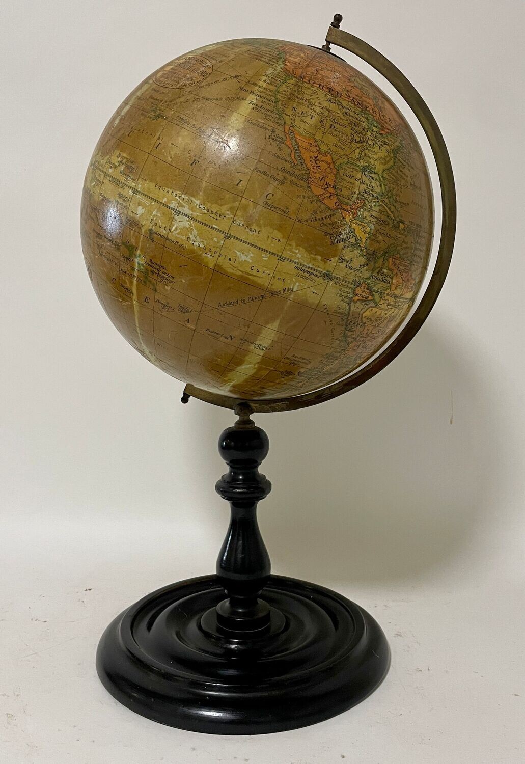 Antique Geographia Terrestrial Globe