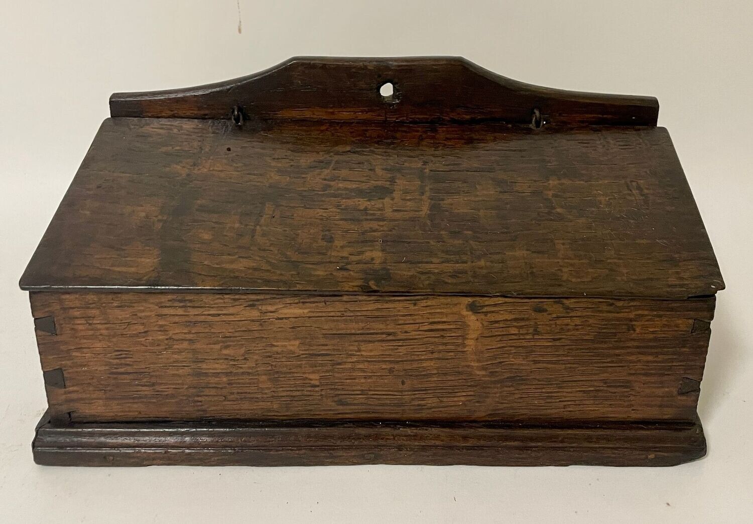 Georgian Oak Candle Box