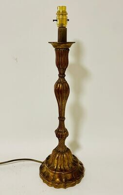 Antique Gilt Table Lamp