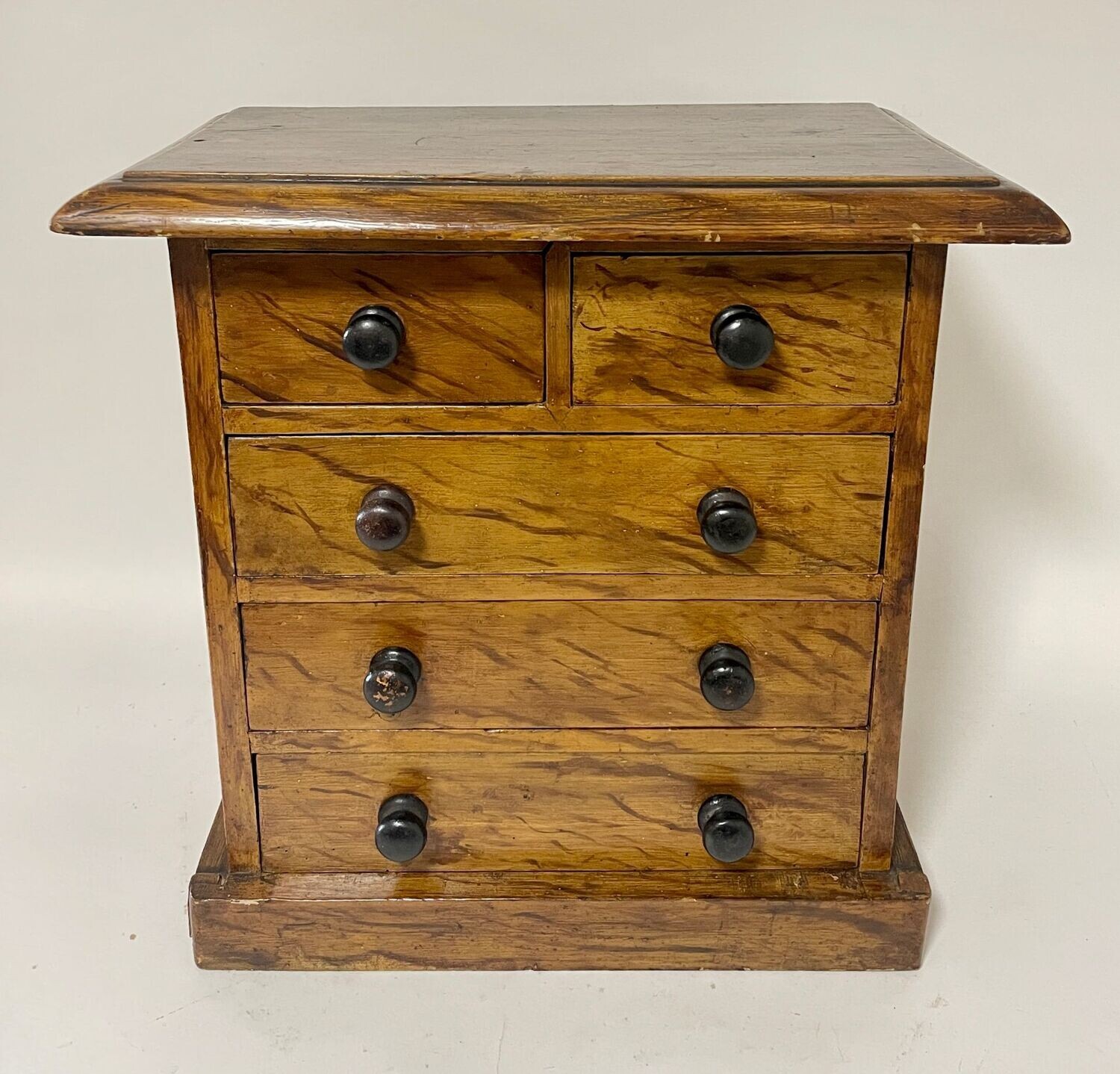 Antique Miniature Chest of Drawers in Original Painted Finish