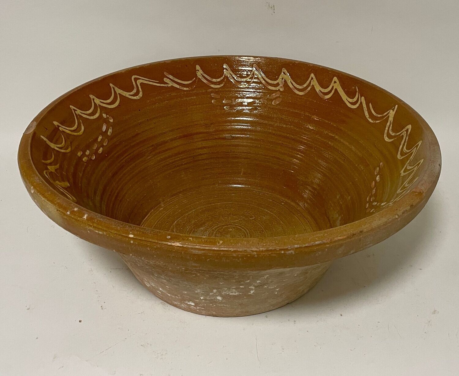 Large Glazed Dairy Bowl