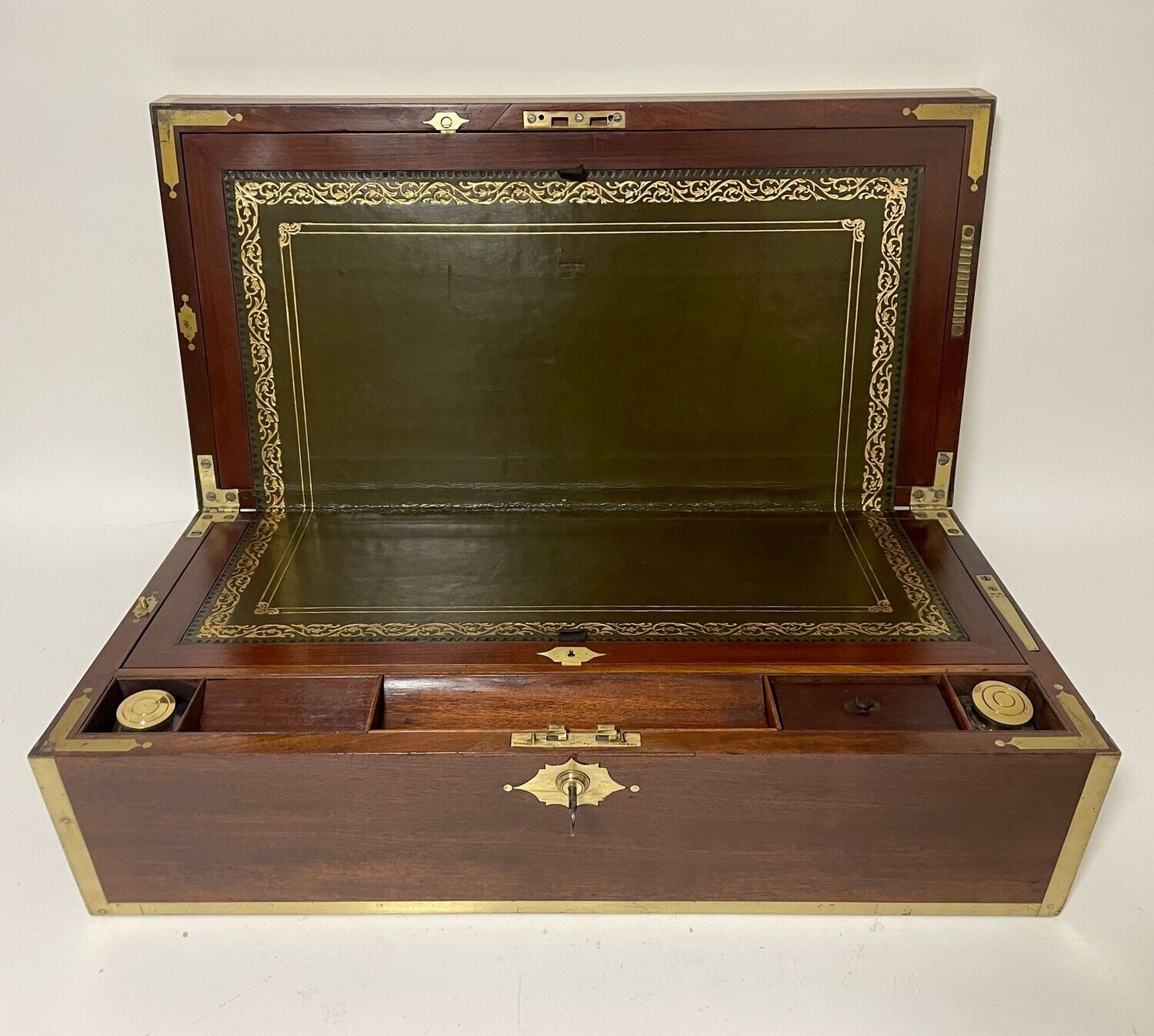 Georgian Mahogany Military Writing Slope