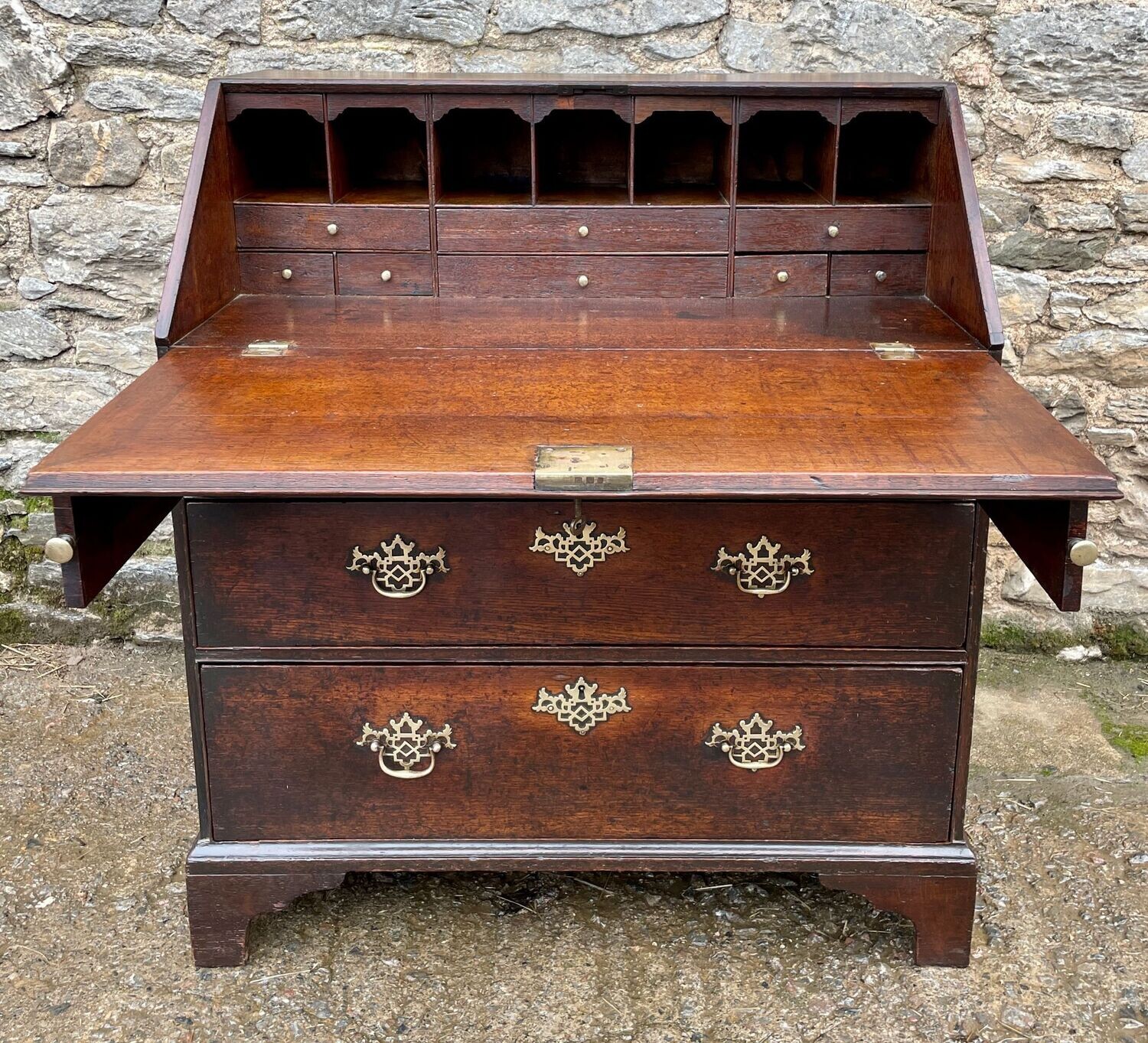 Small Georgian Oak Bureau