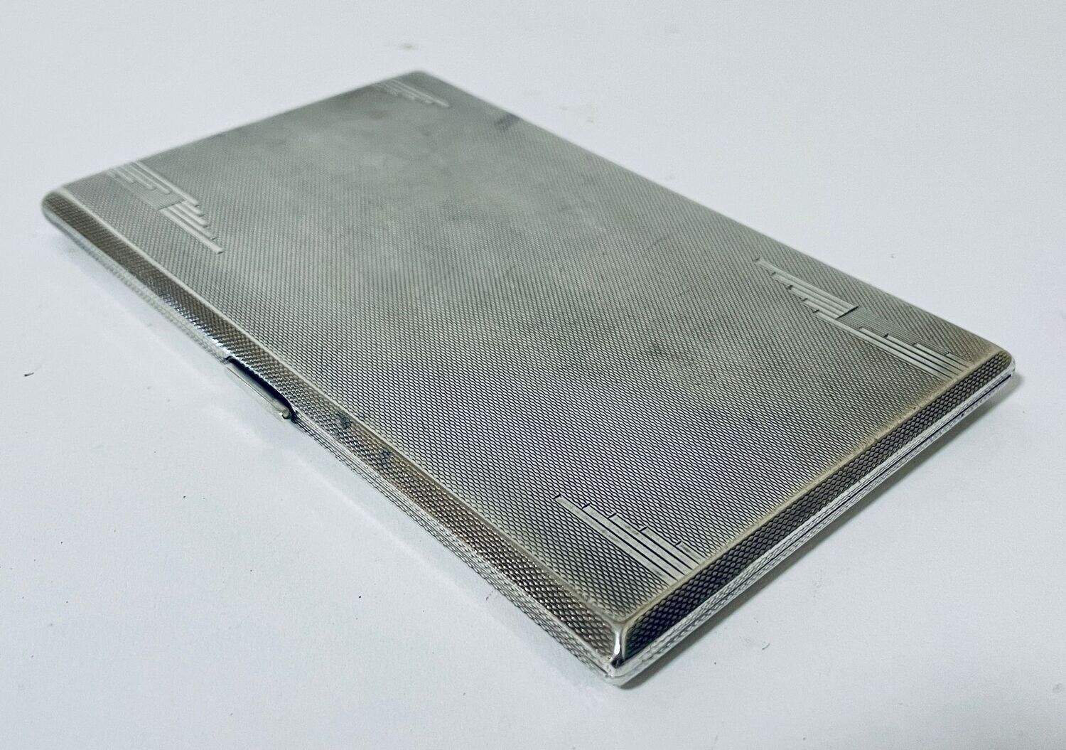 Art Deco Silver Cigarette Case