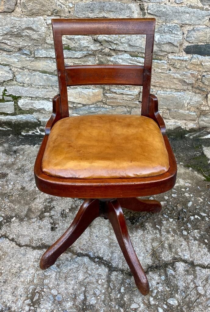 Edwardian Swivel Desk Chair