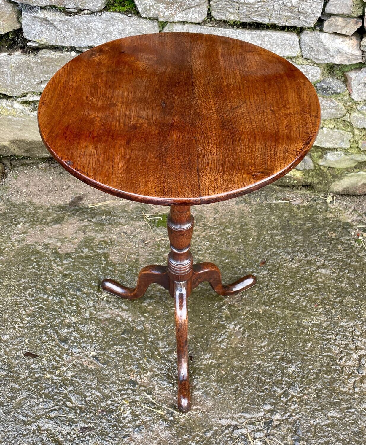 Georgian Oak Wine Table