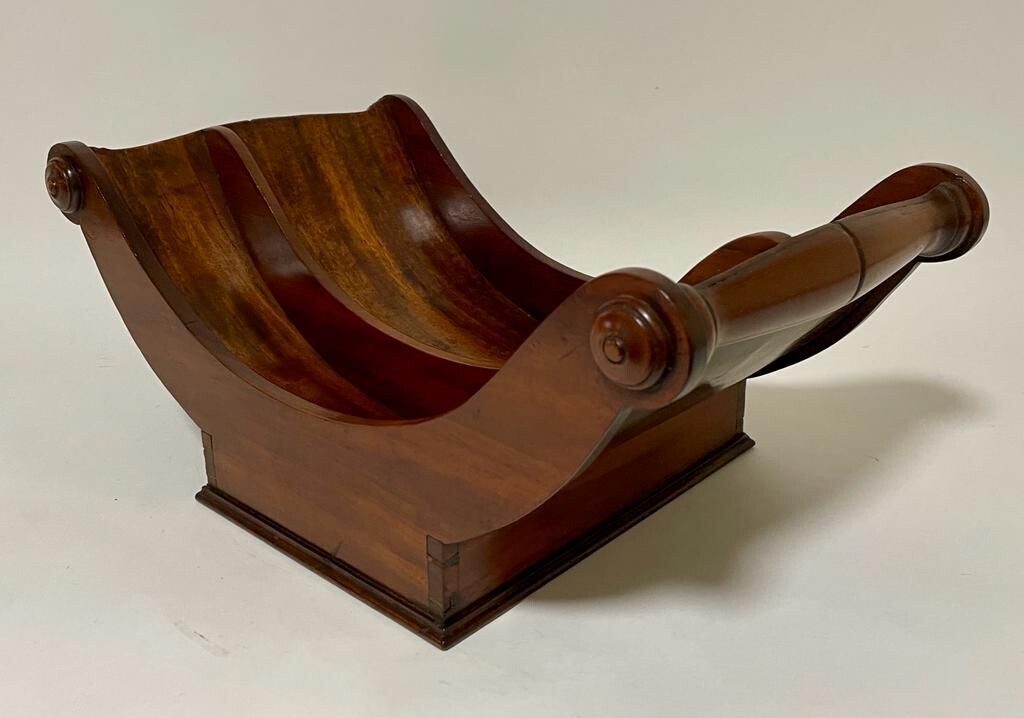 Georgian Mahogany Cheese Coaster