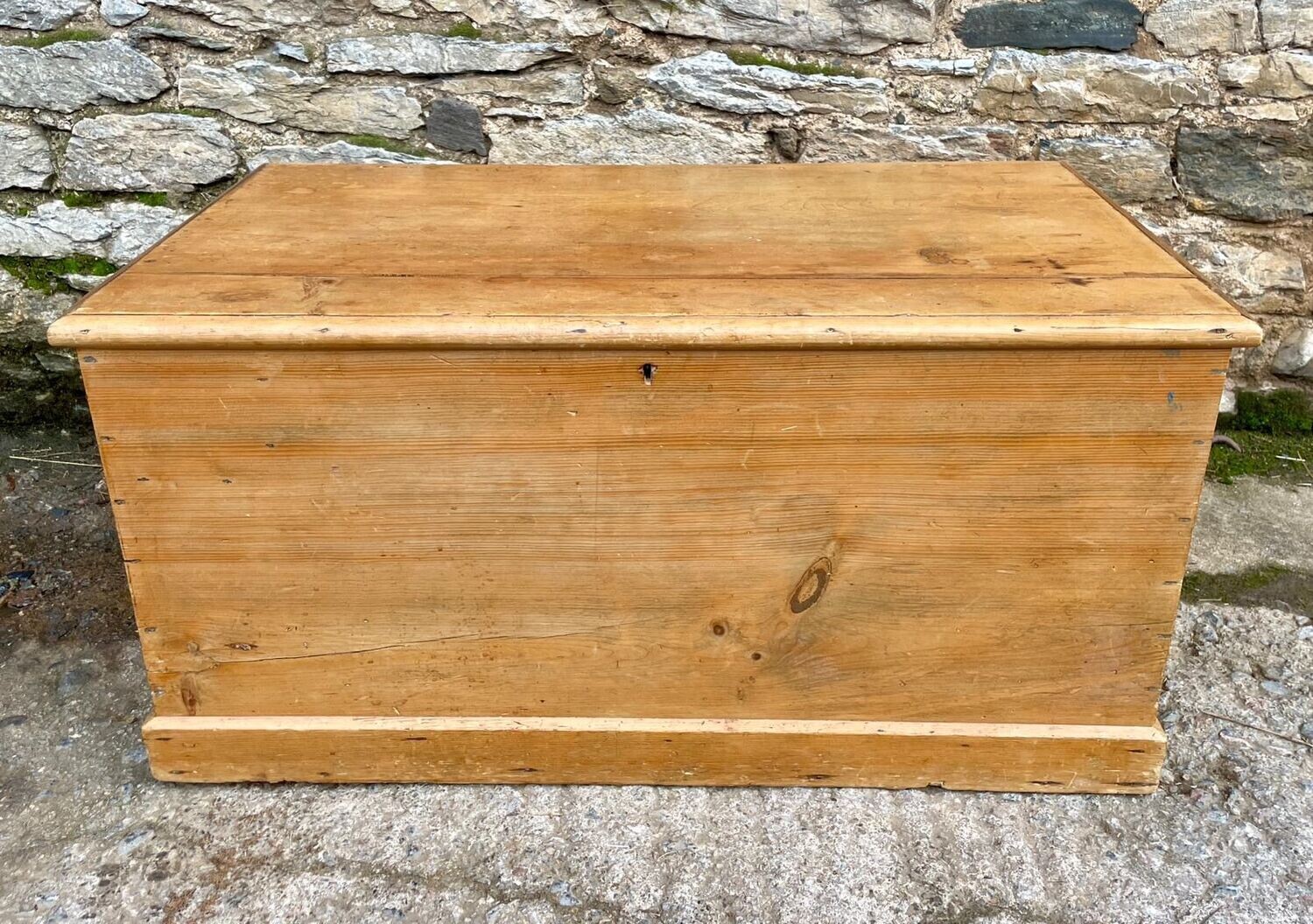 Antique Pine Blanket Box