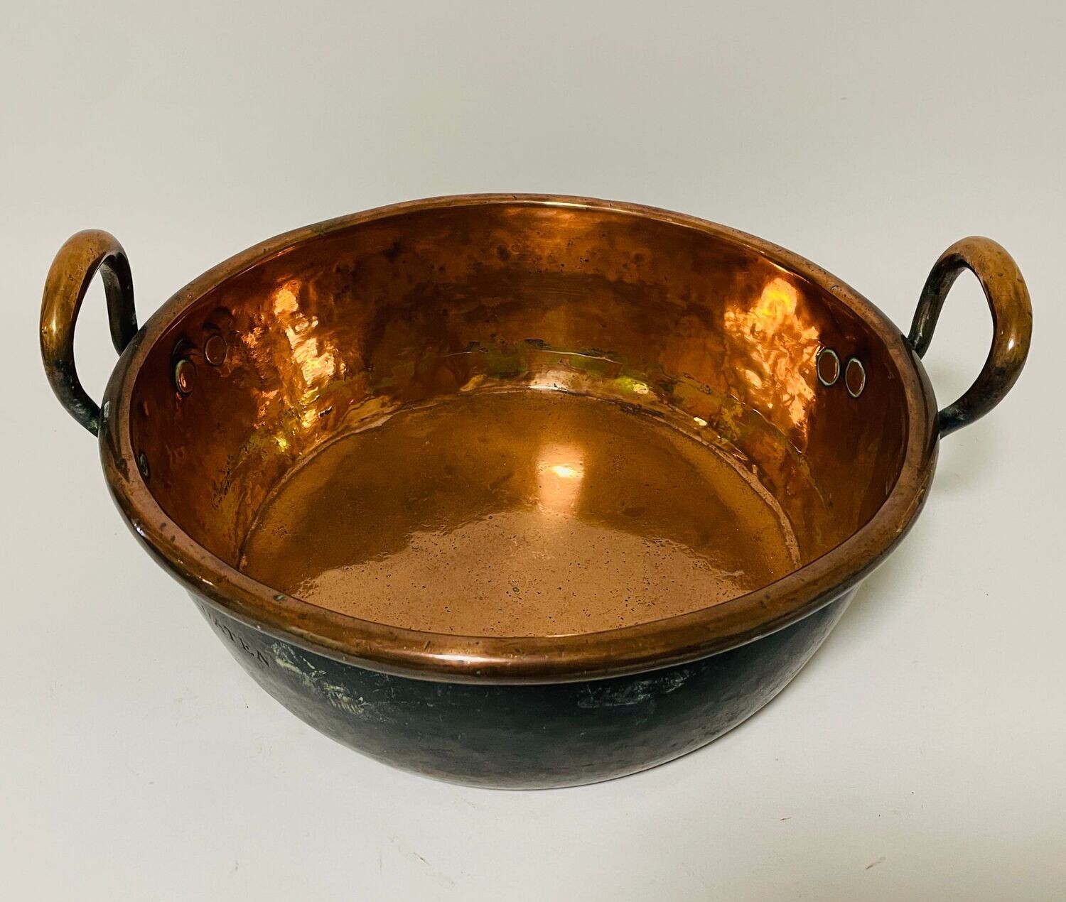 Early Victorian Copper Jam Pan