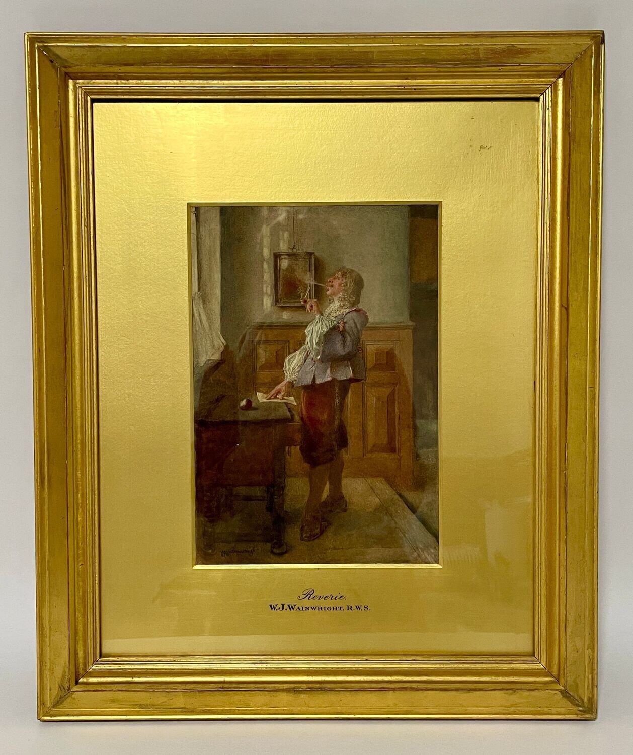 'Reverie' Watercolour by W.J.Wainwright
