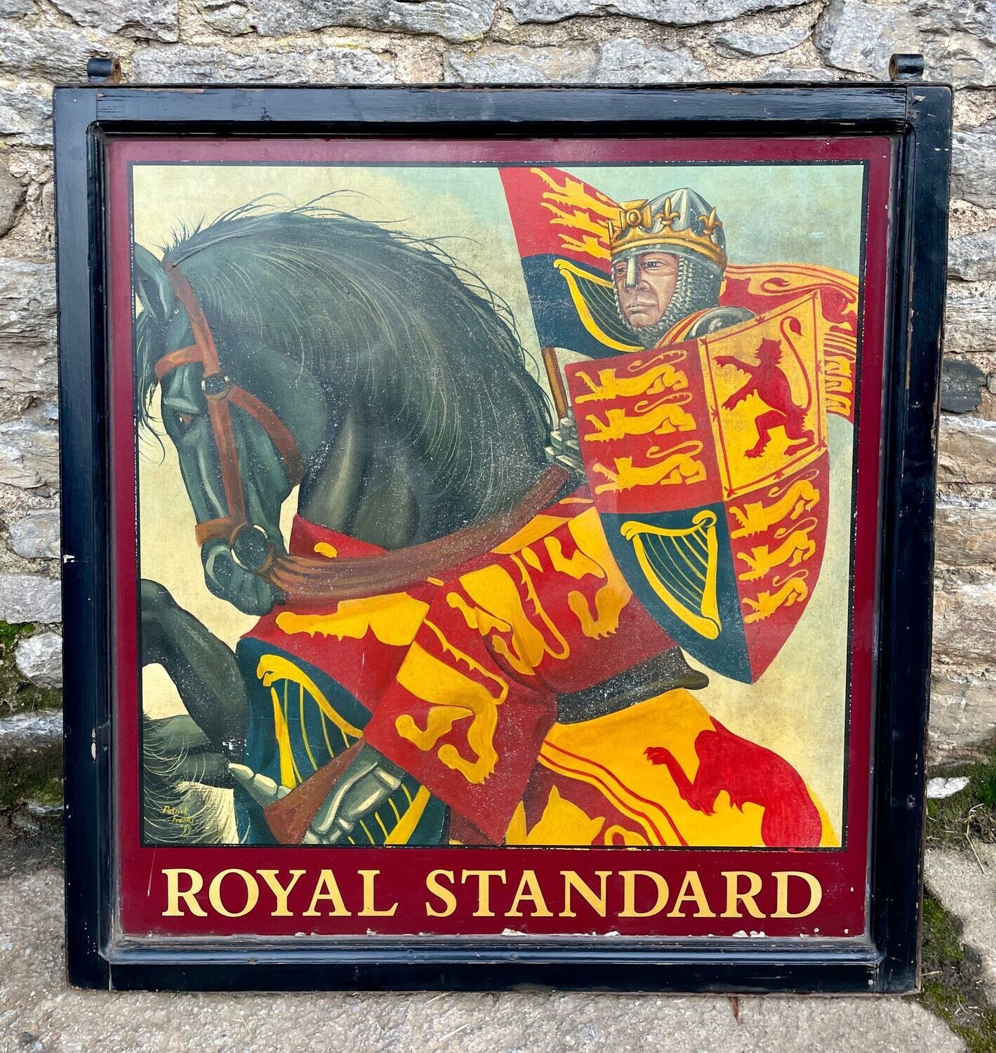 Original Double Sided Royal Standard Pub Sign