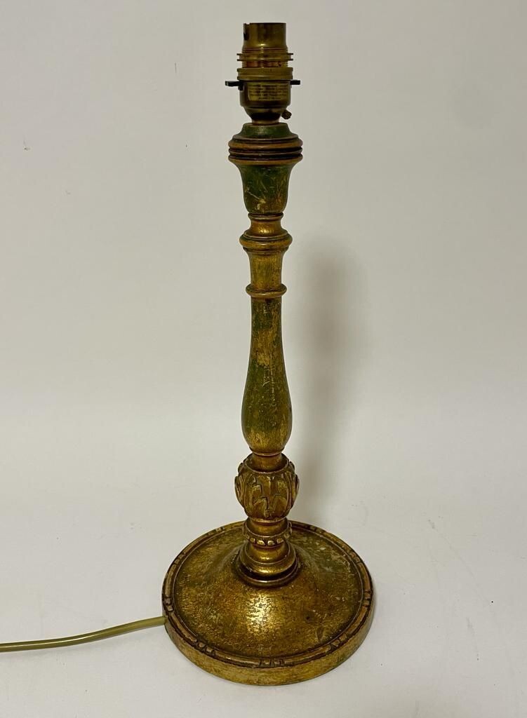 Antique Giltwood Table Lamp