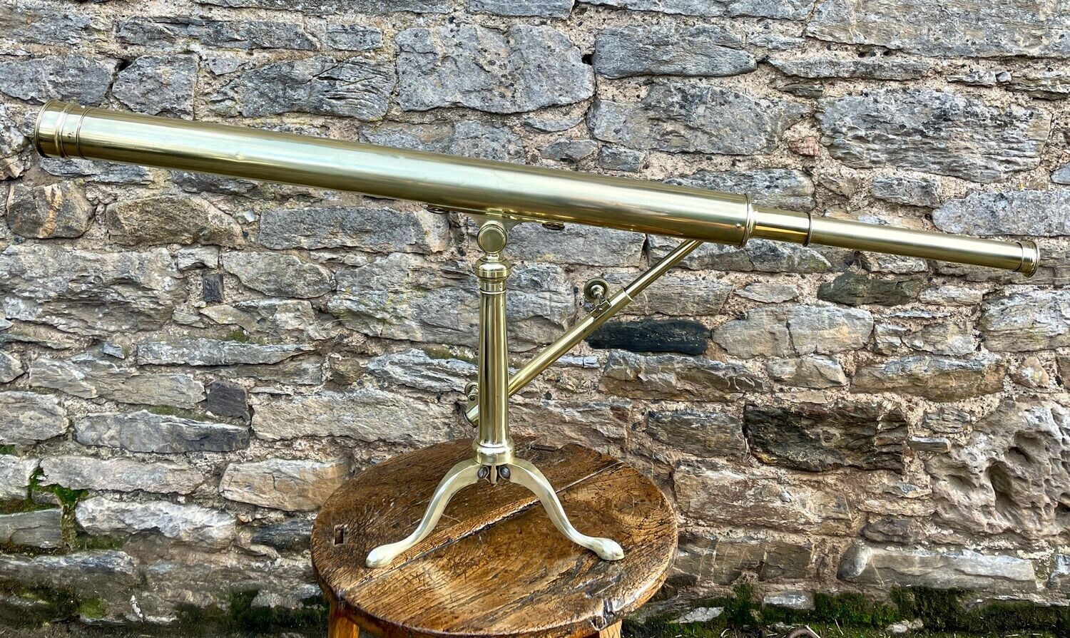 Victorian Brass Library Telescope