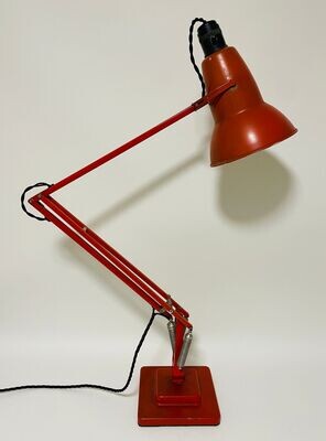 Original Herbert Terry Red Anglepoise Desk Lamp