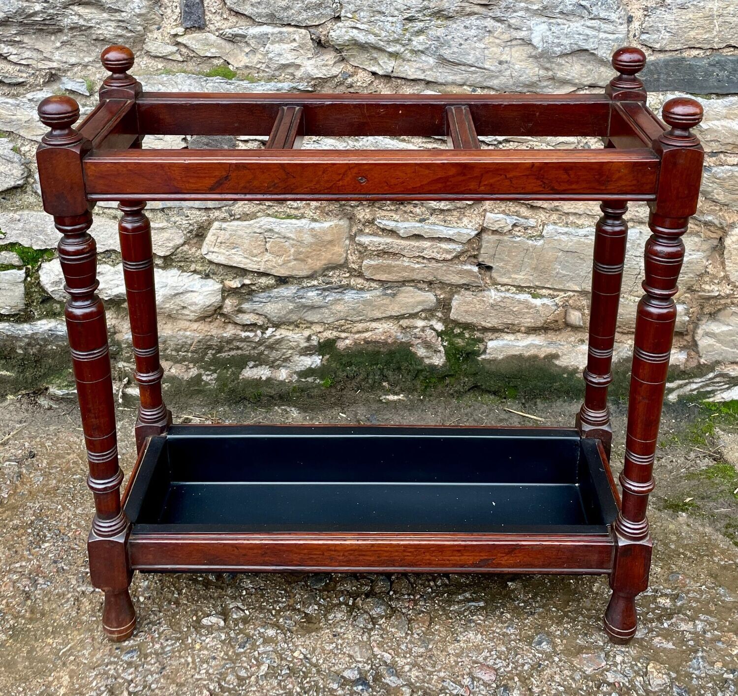 Edwardian Mahogany Stick Stand