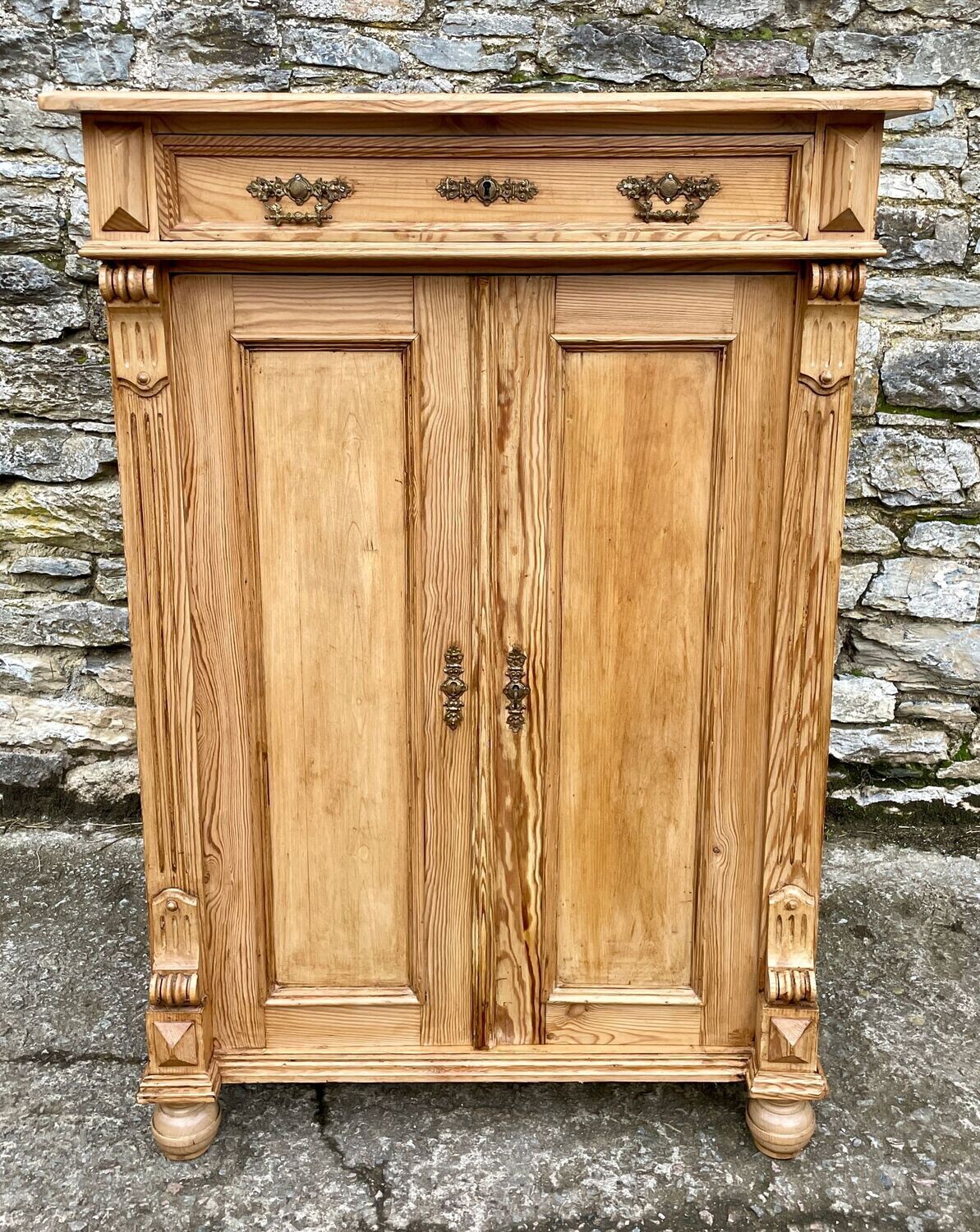 ​Antique Continental Pine Cupboard