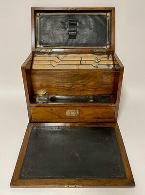 Antique Walnut Stationery Cabinet