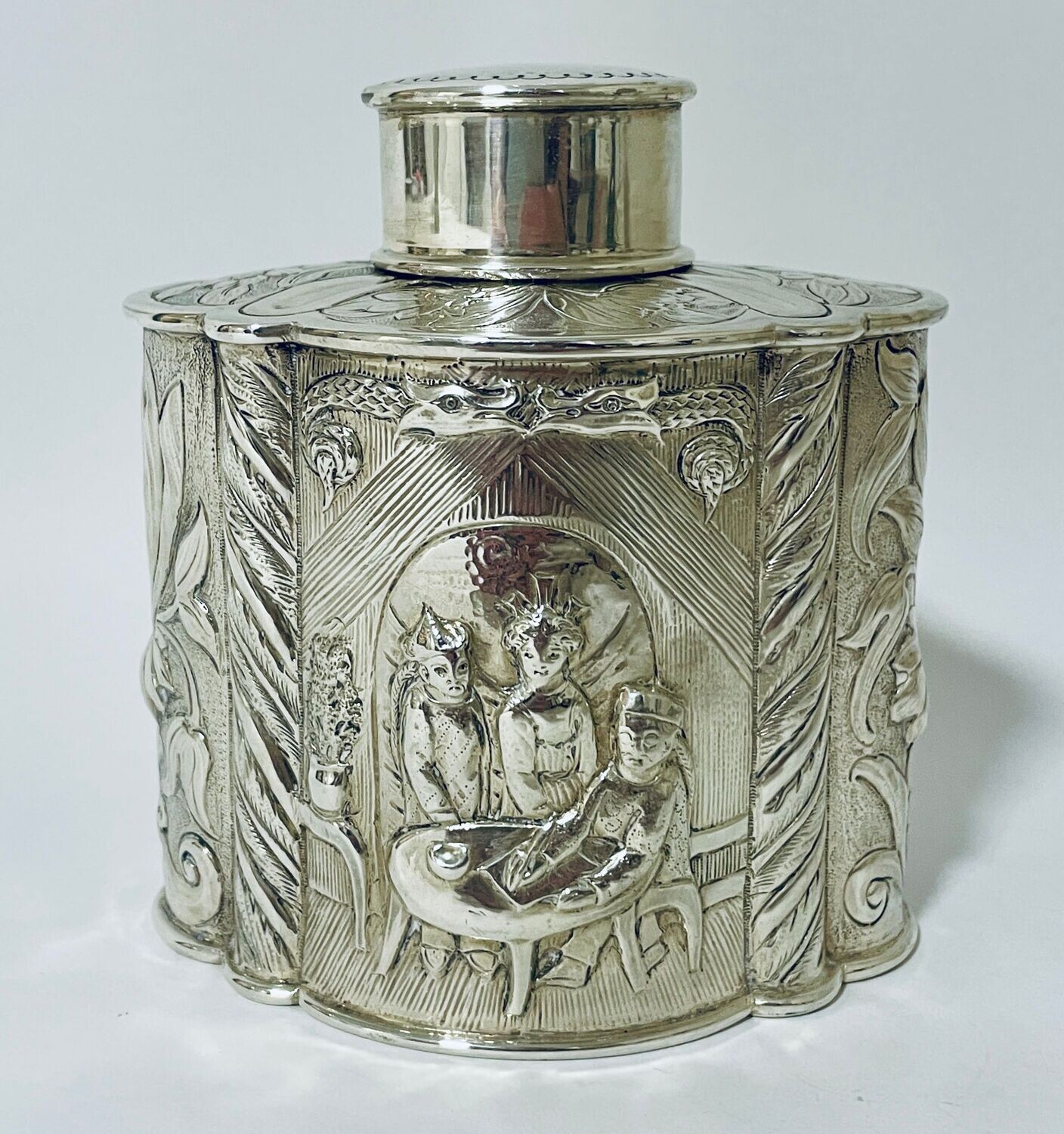 Victorian Silver Tea Caddy