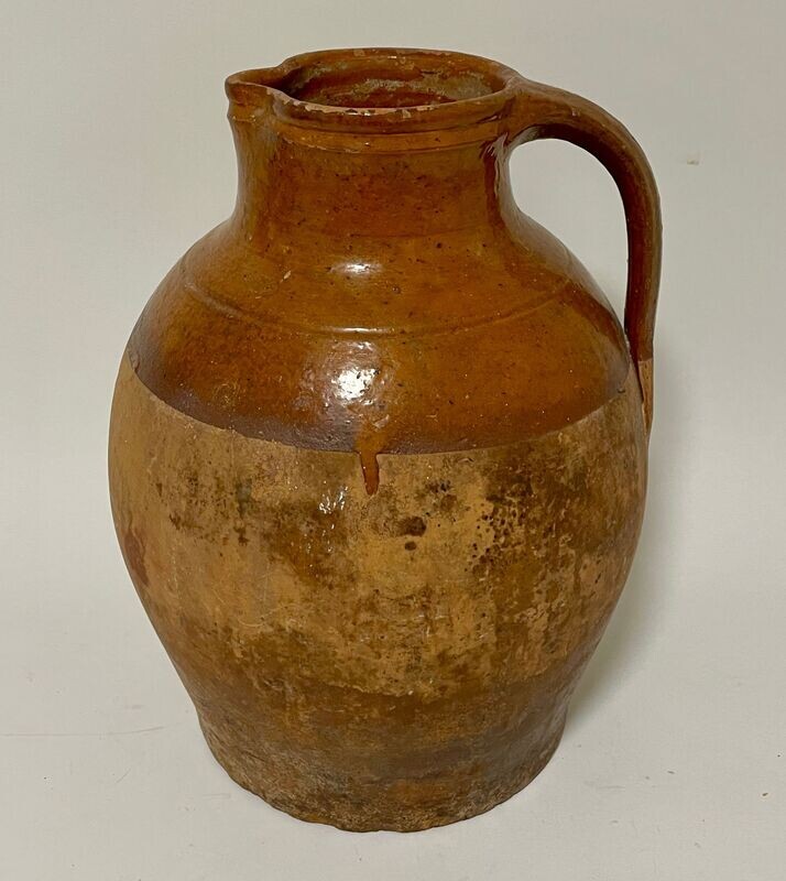 Large Antique Verwood Pottery Harvest Jug