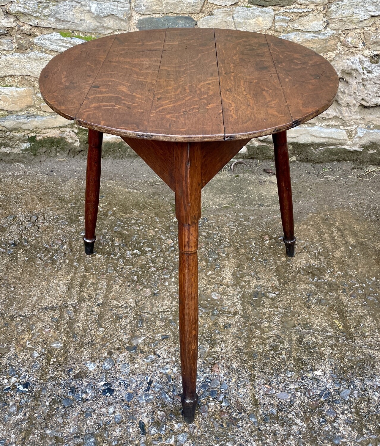 Georgian Oak Cricket Table