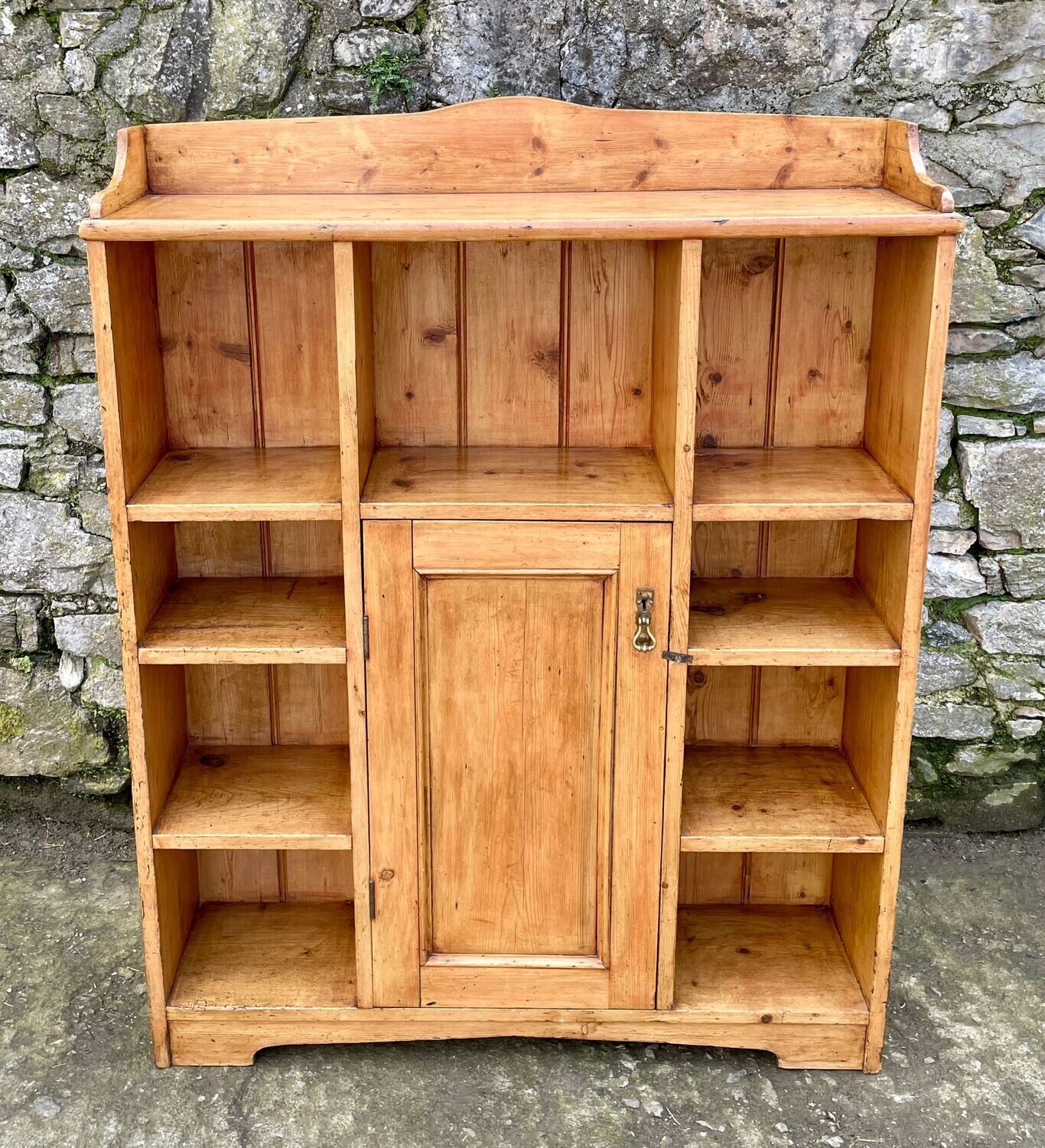 Antique Stripped Pine Shelves