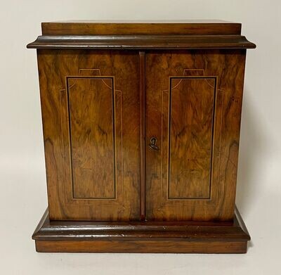 Victorian Walnut Table Cabinet