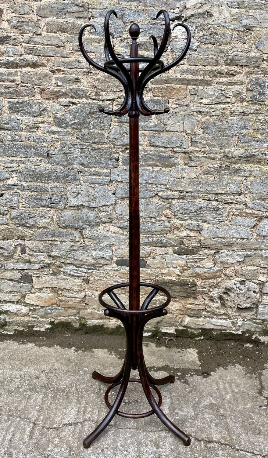 Antique Bentwood Hat and Coat Hall Stand