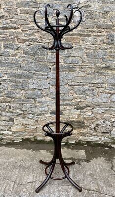 Antique Bentwood Hat and Coat Hall Stand