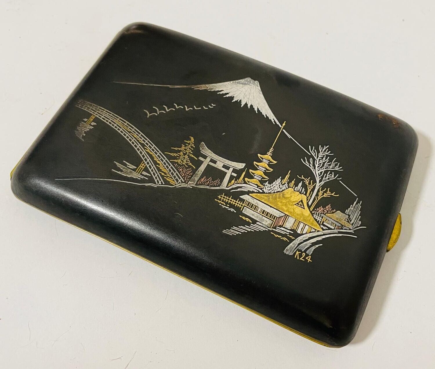 Japanese Inlaid Cigarette Case