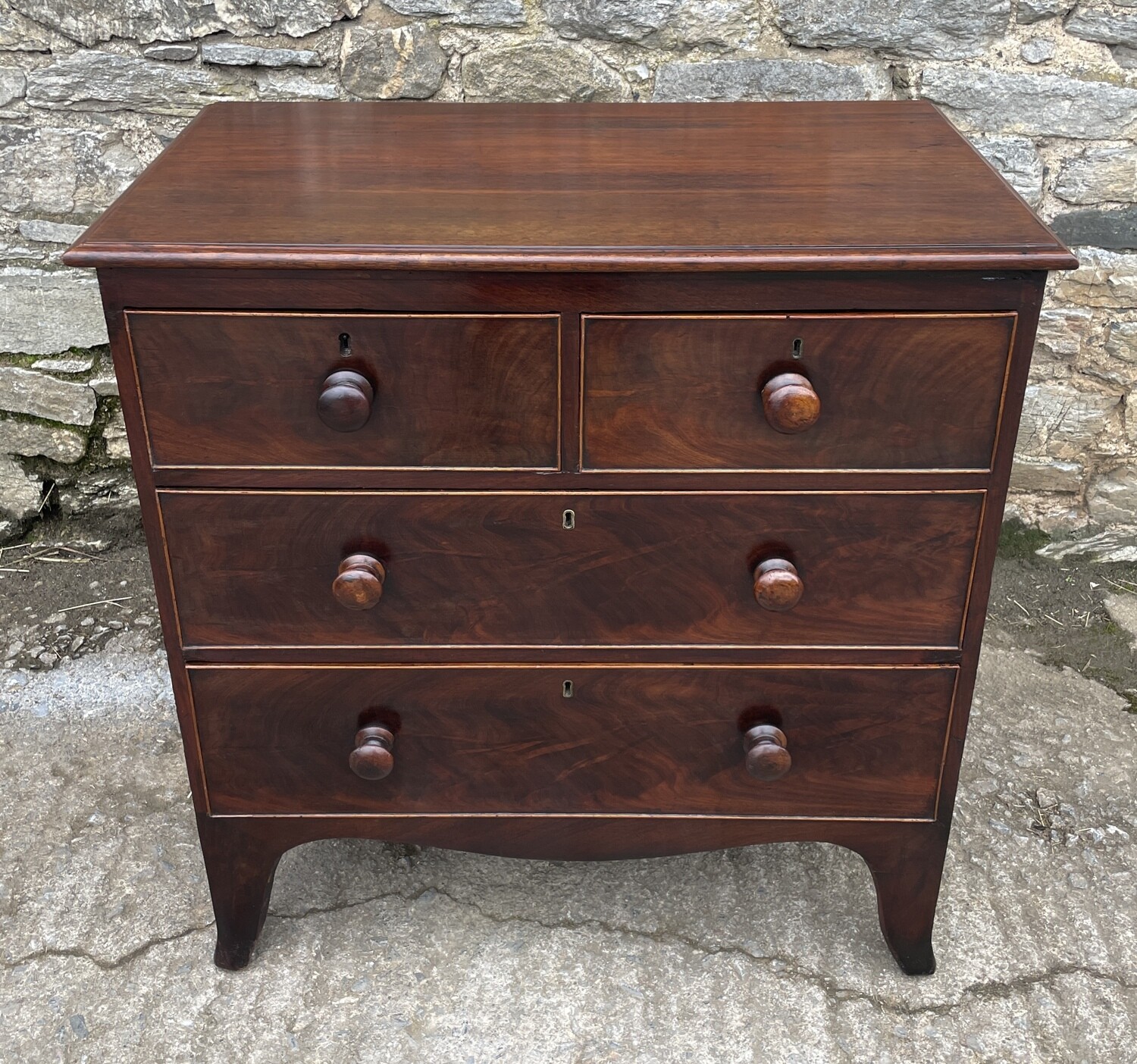 Small Regency Mahogany Chest of Drawers