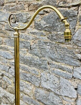 Arched Brass Reading Lamp