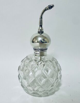 Antique Silver Mounted Perfume Bottle