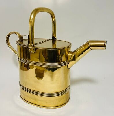 Large Antique Brass Watering Can