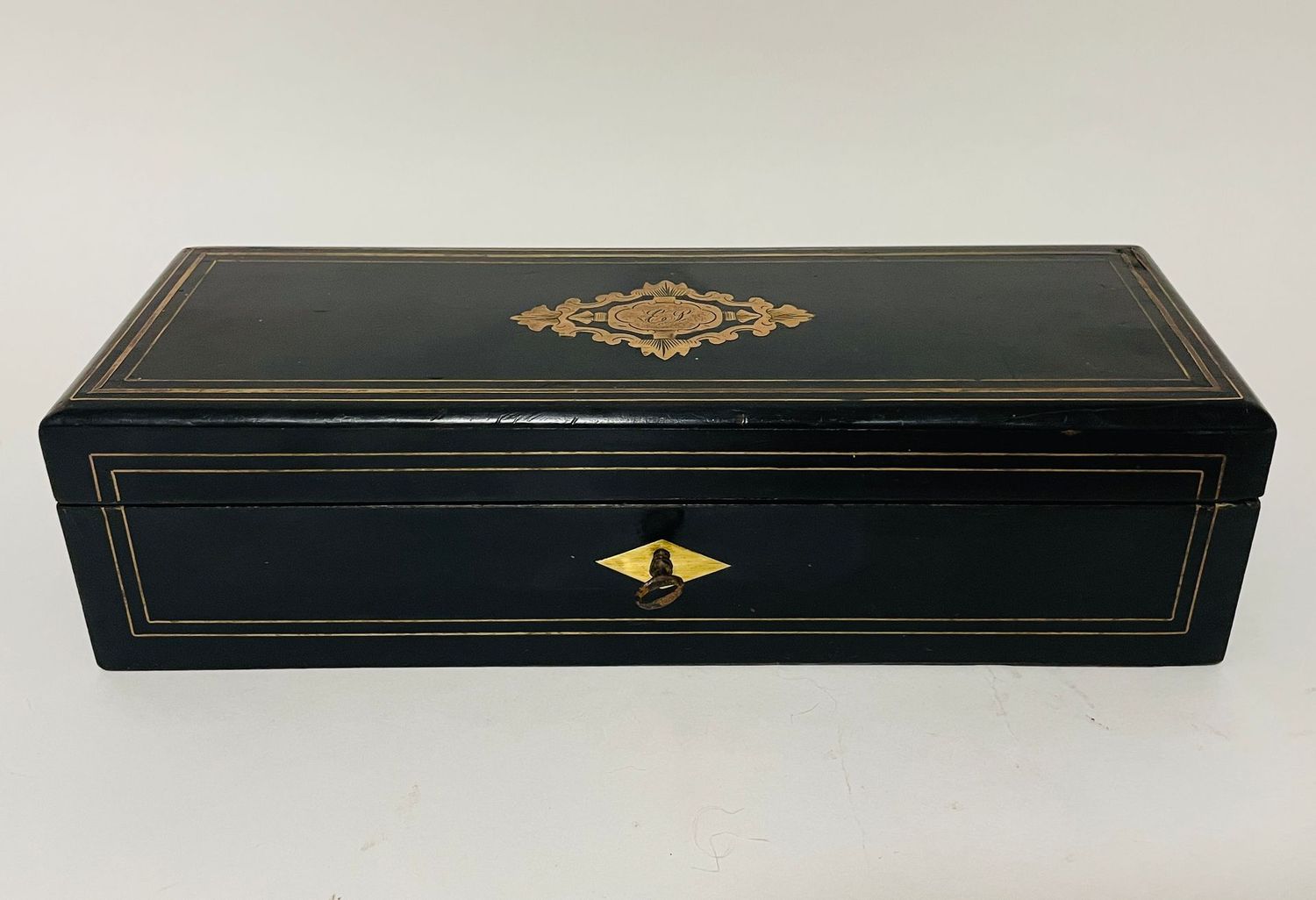 Antique French Glove Box with Key