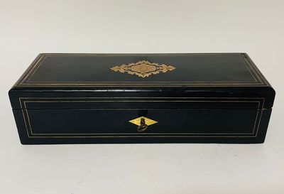 Antique French Glove Box with Key