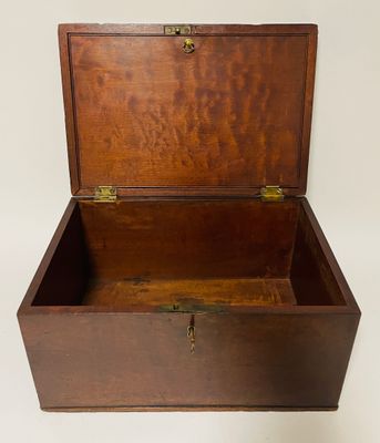 Antique Mahogany Document Box