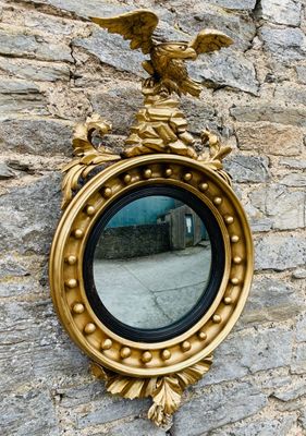 ​Regency Gilt Convex Mirror
