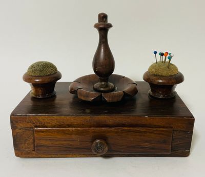 Antique Rosewood Sewing Companion