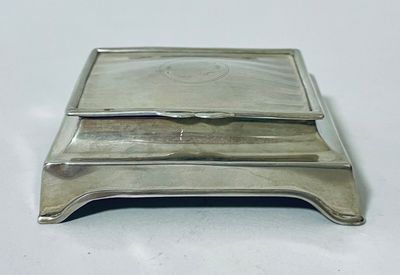 Antique Silver Stamp Box