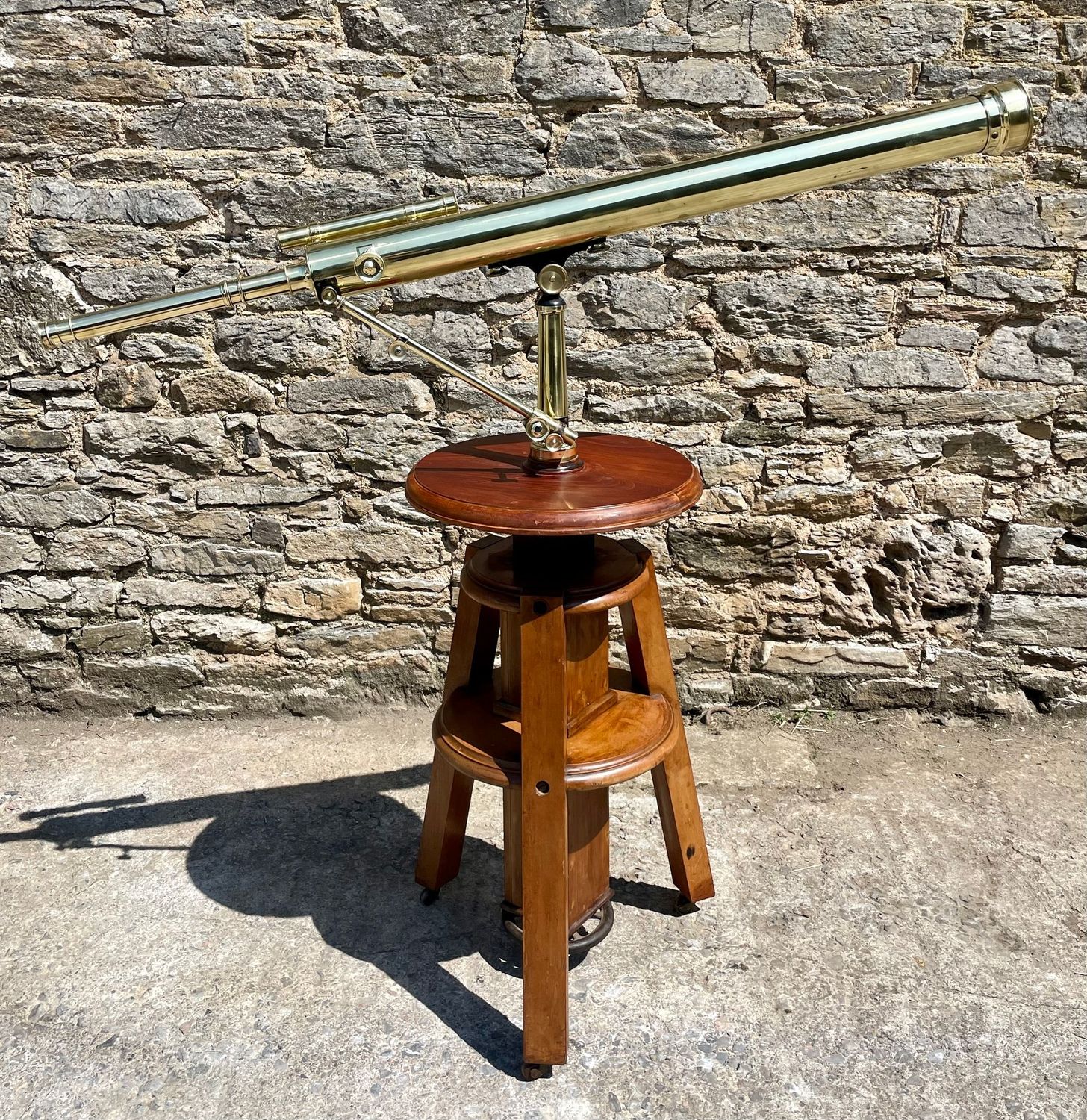 Victorian Brass Telescope by Wray London