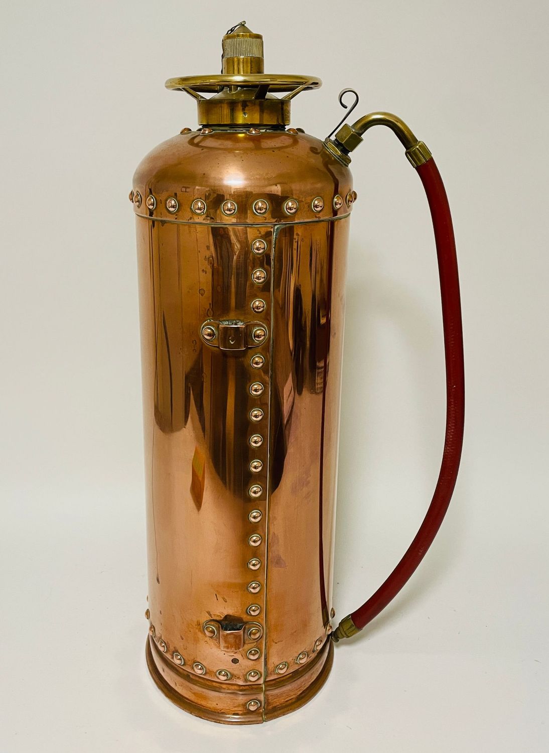Antique Copper Fire Extinguisher