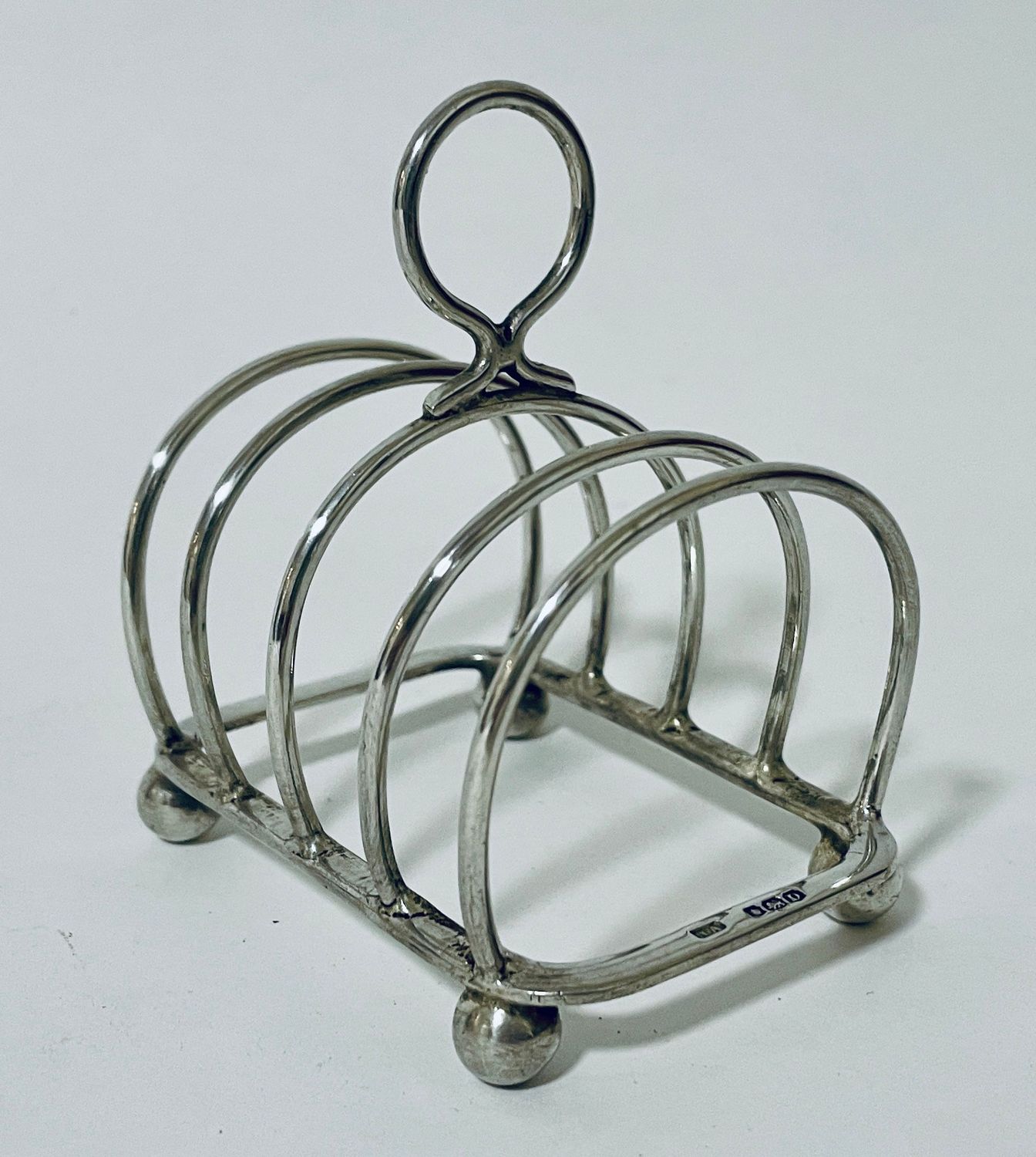 Antique Silver Toast Rack