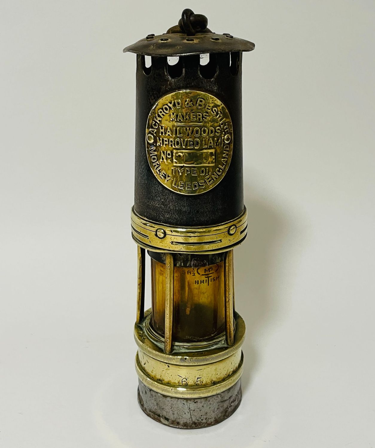 Original Antique Miners Lamp