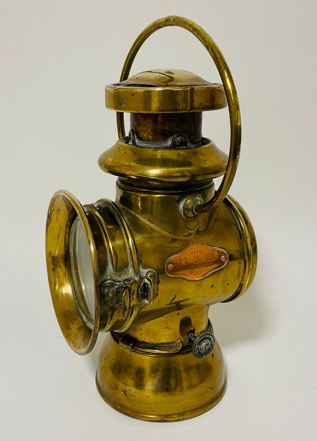 Antique Howes and Burley Car Lamp