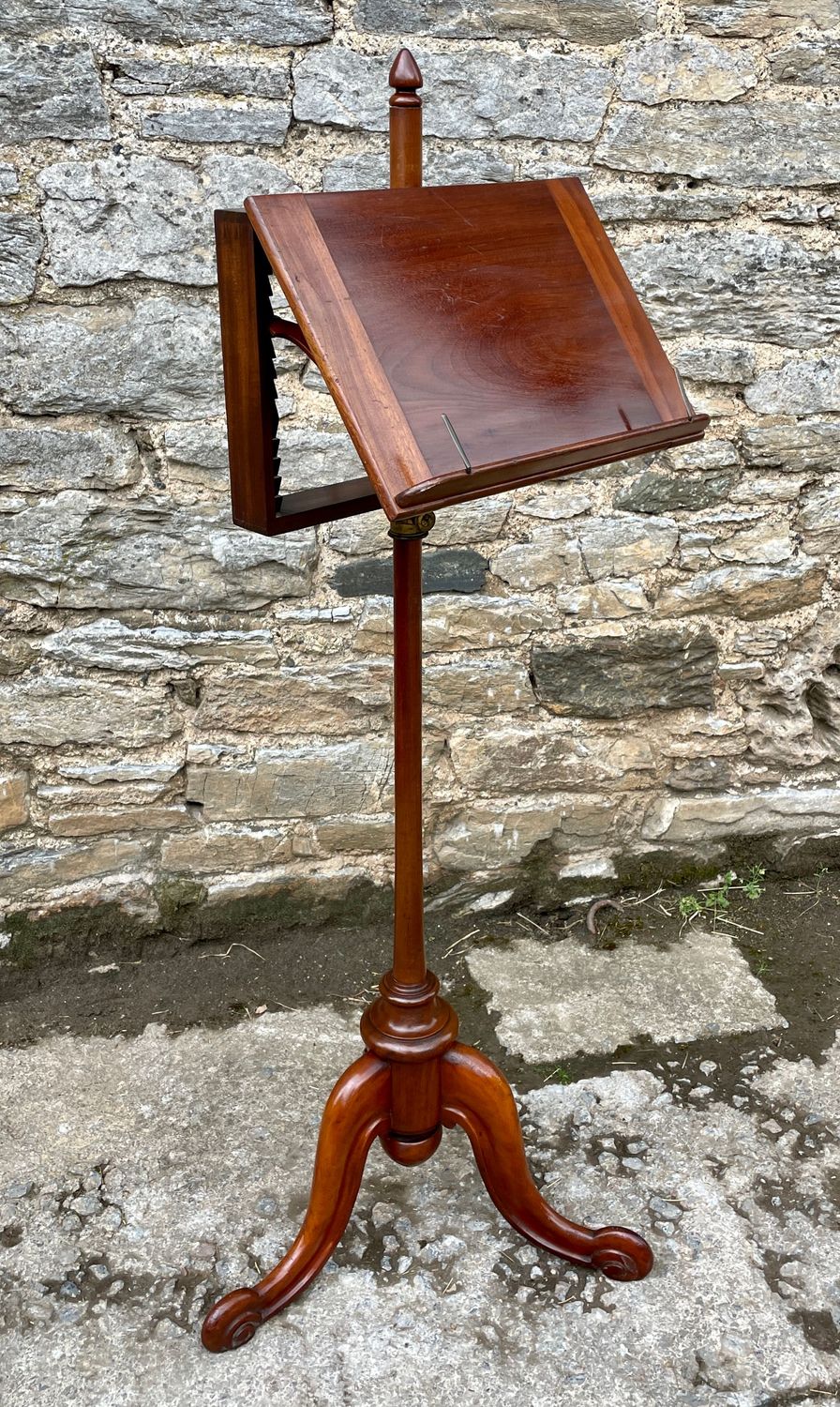 Victorian Mahogany Adjustable Music Stand